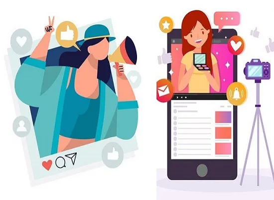 تفاوت بین بلاگر و اینفلوئنسر- نیک اندام